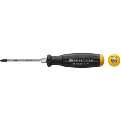 PB Swiss Tools Schraubendreher - PH1 80mm - Industriell Qualität PB Swiss Tools Schraubendreher - PH1 80mm - Industriell Qualität