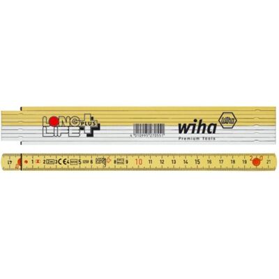 Wiha, Längenmesswerkzeug, Zollstock 2 m Kunststoff Longl (2 m) Wiha, Längenmesswerkzeug, Zollstock 2 m Kunststoff Longl (2 m)