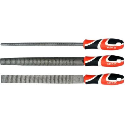 Yato, Raspel + Feile, Wood Rasp Set 3pcs (250 mm) Yato, Raspel + Feile, Wood Rasp Set 3pcs (250 mm)