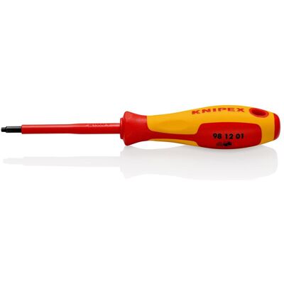 Knipex 98 12 01 Ergonomischer VDE Schraubendreher für Robertson Knipex 98 12 01 Ergonomischer VDE Schraubendreher für Robertson