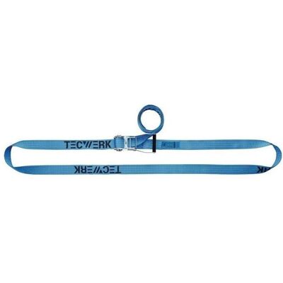 Tecwerk, Spanngurt + Ladungssicherung, Zurrgurt DIN EN 12195-2 Länge 8 m Breite 25 mm mit Ratsche LC U 800 daN Tecwerk, Spanngurt + Ladungssicherung, Zurrgurt DIN EN 12195-2 Länge 8 m Breite 25 mm mit Ratsche LC U 800 daN