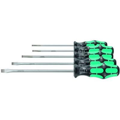 Wera, Schraubenzieher, Norm-Schraubendreher-Satz für Schlitz, mit Kraftform-Heft (Schlitz) Wera, Schraubenzieher, Norm-Schraubendreher-Satz für Schlitz, mit Kraftform-Heft (Schlitz)