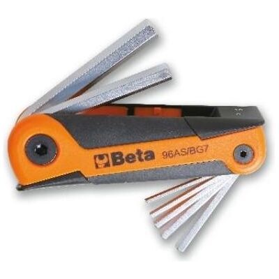 BETA, Sechskantschlüssel, 000960747 960747 96AS/BG7 7-teiliger Satz Innensechskantschlüssel abgestumpft (Art. 96AS) BETA, Sechskantschlüssel, 000960747 960747 96AS/BG7 7-teiliger Satz Innensechskantschlüssel abgestumpft (Art. 96AS)