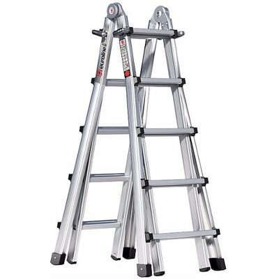 Euroline, Leiter + Gerüst, Alu-Vario-Klappleiter (Mehrzweckleiter, 520 cm) Euroline, Leiter + Gerüst, Alu-Vario-Klappleiter (Mehrzweckleiter, 520 cm)