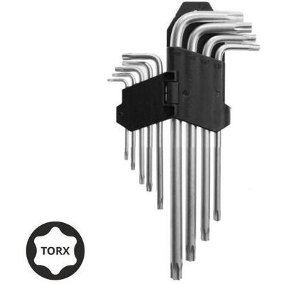 Awtools, Sechskantschlüssel, KLUCZE TORX / T10-T50 / 9 SZTUK Awtools, Sechskantschlüssel, KLUCZE TORX / T10-T50 / 9 SZTUK