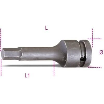 Beta 720ME17 Sechskant Steckschlüssel - Impact Socket Driver Beta 720ME17 Sechskant Steckschlüssel - Impact Socket Driver