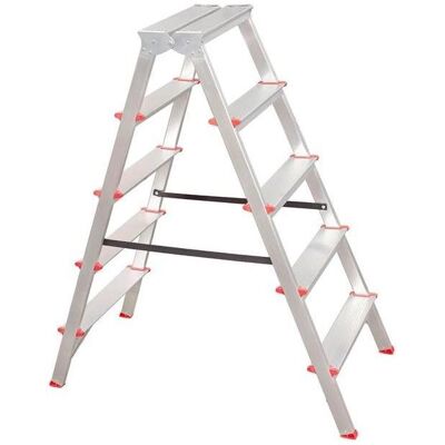 Haushalt, Leiter + Gerüst, Doppelstufen-Leiter (Stehleiter, 120 cm) Haushalt, Leiter + Gerüst, Doppelstufen-Leiter (Stehleiter, 120 cm)