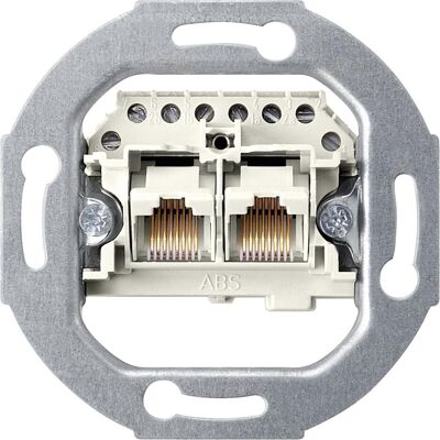 Merten 465702 - Netzwerk-Einsatz 2x8 UAE - Weiß Merten 465702 - Netzwerk-Einsatz 2x8 UAE - Weiß