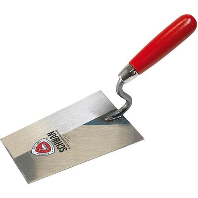 Schwan, Kelle + Spachtel, Tiroler Maurerkelle Länge 180 mm Breite 125 mm mit Buchenholzheft, S-Hals Stahl (12.50 cm) Schwan, Kelle + Spachtel, Tiroler Maurerkelle Länge 180 mm Breite 125 mm mit Buchenholzheft, S-Hals Stahl (12.50 cm)