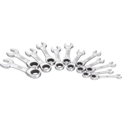 Vigor, Schraubenschlüssel, Ratschen-Ring-Maulschlüssel Satz ∙ kurz ∙ V2821 ∙ Aussen Sechskant Profil, Aussen Doppel-Sechsk… (10 mm, 11 mm, 12 mm, 13 mm, 14 mm, 15 mm, 16 mm, 17 mm, 18 mm, 19 mm, 8 mm, 9 mm) Vigor, Schraubenschlüssel, Ratschen-Ring-Maulschlüssel Satz ∙ kurz ∙ V2821 ∙ Aussen Sechskant Profil, Aussen Doppel-Sechsk… (10 mm, 11 mm, 12 mm, 13 mm, 14 mm, 15 mm, 16 mm, 17 mm, 18 mm, 19 mm, 8 mm, 9 mm)
