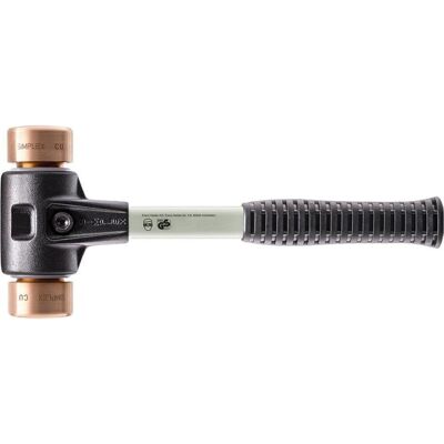 Halder, Hammer, Schonhammer SIMPLEX Länge 330 mm Kopf-Ø 40 mm hart Fiberglas Kupfer m.Ku-Hülse (1410 g) Halder, Hammer, Schonhammer SIMPLEX Länge 330 mm Kopf-Ø 40 mm hart Fiberglas Kupfer m.Ku-Hülse (1410 g)