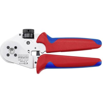 Knipex, Zange, 97 52 63 A Crimpzange Gedrehte Kontakte 0.08 bis 2.5 mm² Inkl. Kunststo (175 mm) Knipex, Zange, 97 52 63 A Crimpzange Gedrehte Kontakte 0.08 bis 2.5 mm² Inkl. Kunststo (175 mm)