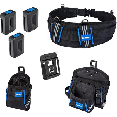 Sortimo, Werkzeugkoffer, ProClick Gereedschapsriem mit Halterungen und Taschen Sortimo, Werkzeugkoffer, ProClick Gereedschapsriem mit Halterungen und Taschen