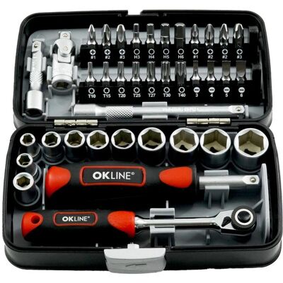 OK-Line, Steckschlüssel + Stecknuss, Steckschl+AMMAvA-ssel-Satz SLIM (14 mm) OK-Line, Steckschlüssel + Stecknuss, Steckschl+AMMAvA-ssel-Satz SLIM (14 mm)