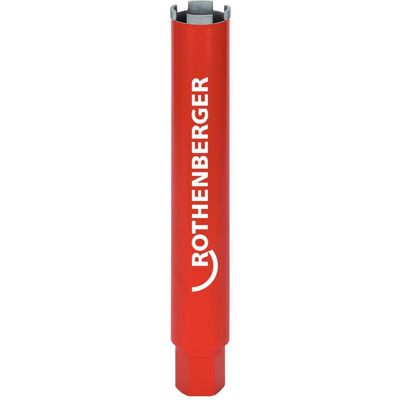 Rothenberger, Lochsäge, Diamantbohrkrone DX High Speed Dry 1 1/4″ Ø 57 mm Länge 330 mm Segmentanzahl 4 Gewindeaufnahme (57 mm) Rothenberger, Lochsäge, Diamantbohrkrone DX High Speed Dry 1 1/4″ Ø 57 mm Länge 330 mm Segmentanzahl 4 Gewindeaufnahme (57 mm)