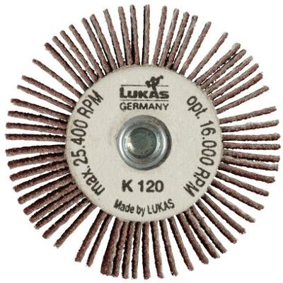Lukas, Schleifmittel, LUKAS-ERZETT A2207030100120 Fächerschleifer mit M4 Innengew. SFI universal 30x10 Lukas, Schleifmittel, LUKAS-ERZETT A2207030100120 Fächerschleifer mit M4 Innengew. SFI universal 30x10