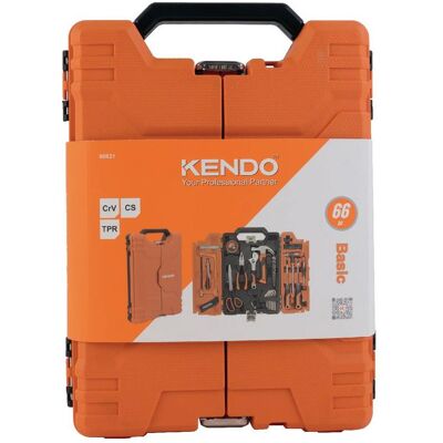 Kendo, Werkzeugkoffer, Allzweck-Werkzeugset 66-teilig (66 Teile) Kendo, Werkzeugkoffer, Allzweck-Werkzeugset 66-teilig (66 Teile)
