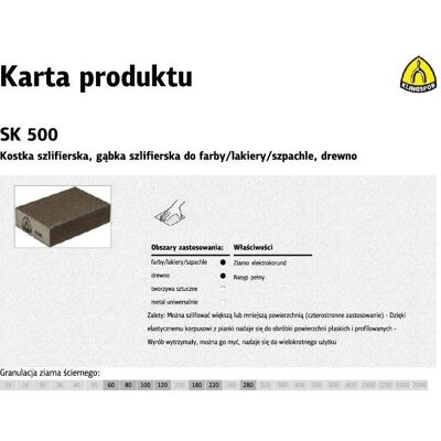 Klingspor, Schleifmittel, Schleif Würfel 100x70x25mm P100 SK500 (P100) Klingspor, Schleifmittel, Schleif Würfel 100x70x25mm P100 SK500 (P100)
