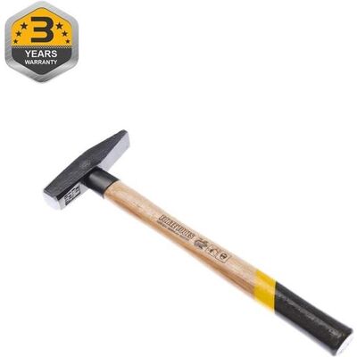 Forte tools, Hammer, Schlosserhammer mit Holzgriff, 200 g Kopfgewicht, Hammer mit Holzstiel, Premium Werkzeug (200 g) Forte tools, Hammer, Schlosserhammer mit Holzgriff, 200 g Kopfgewicht, Hammer mit Holzstiel, Premium Werkzeug (200 g)