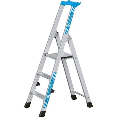 Zarges, Leiter + Gerüst, Leiter 3-Stufen Aluminium bis 1.22m, Höhe 2.6m (Gerüst) Zarges, Leiter + Gerüst, Leiter 3-Stufen Aluminium bis 1.22m, Höhe 2.6m (Gerüst)
