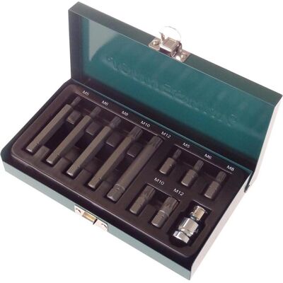 Jonnesway S29H4111S - M5-M12 Splintebitsatz - 30/75mm Jonnesway S29H4111S - M5-M12 Splintebitsatz - 30/75mm