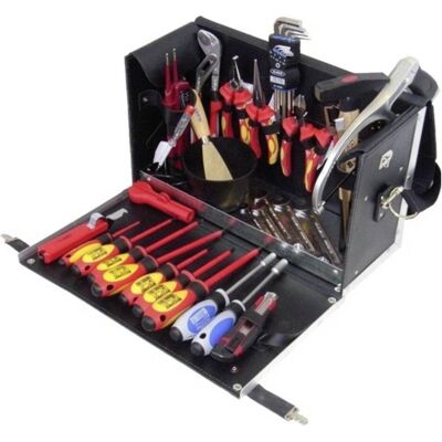 Alarm, Werkzeugkoffer, Werkzeuge 56077360 Werkzeugtasche bestückt (L x B x H) 435 x 370 x 195 Alarm, Werkzeugkoffer, Werkzeuge 56077360 Werkzeugtasche bestückt (L x B x H) 435 x 370 x 195