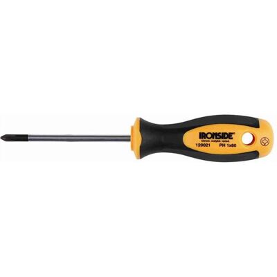 Ironside, Schraubenzieher, 120033 Werkstattschraubendreher PZ 2 x100 2-Komponenten-Griff Chrom-Vanadium-Stahl Ironside, Schraubenzieher, 120033 Werkstattschraubendreher PZ 2 x100 2-Komponenten-Griff Chrom-Vanadium-Stahl