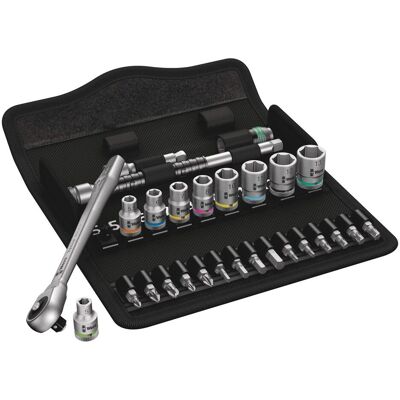 Wera, Steckschlüssel + Stecknuss, 8100 SA 7 Zyklop Metal-Knarrensatz (10 mm, 11 mm, 12 mm, 13 mm, 5 mm, 6 mm, 7 mm, 8 mm, 9 mm) Wera, Steckschlüssel + Stecknuss, 8100 SA 7 Zyklop Metal-Knarrensatz (10 mm, 11 mm, 12 mm, 13 mm, 5 mm, 6 mm, 7 mm, 8 mm, 9 mm)
