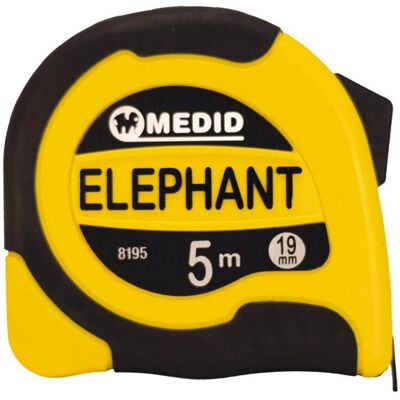 Medid, Längenmesswerkzeug, Elephant bi-material tape measure 5 m x 19 mm (5 m) Medid, Längenmesswerkzeug, Elephant bi-material tape measure 5 m x 19 mm (5 m)