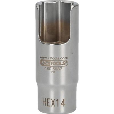 KS Tools, Steckschlüssel + Stecknuss, 460.5087 (14 mm) KS Tools, Steckschlüssel + Stecknuss, 460.5087 (14 mm)