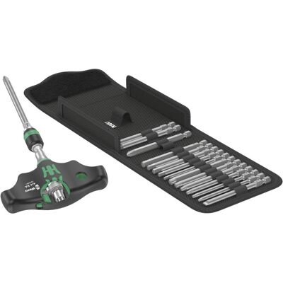 Wera, Bits, Kraftform Kompakt 400 RA Set Imperial 1 (Innensechskant, Innenvierkant) Wera, Bits, Kraftform Kompakt 400 RA Set Imperial 1 (Innensechskant, Innenvierkant)