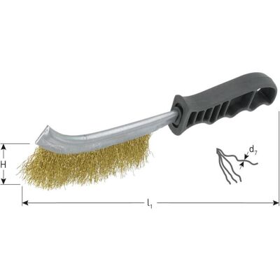Rotec, Schleifmittel, 798.0830 Handbürste 265 x 28 x 0,30 mm Messingdraht Rotec, Schleifmittel, 798.0830 Handbürste 265 x 28 x 0,30 mm Messingdraht