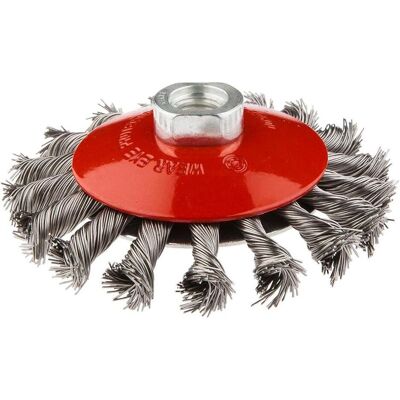 Graphite, Schleifmittel, curved wire disc brush 100mm M14 57H589 Graphite, Schleifmittel, curved wire disc brush 100mm M14 57H589