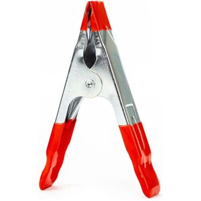 Caruba, Schraubstock + Zwinge, Metall Mehrfederklemme 4 Zoll rot (102 mm) Caruba, Schraubstock + Zwinge, Metall Mehrfederklemme 4 Zoll rot (102 mm)