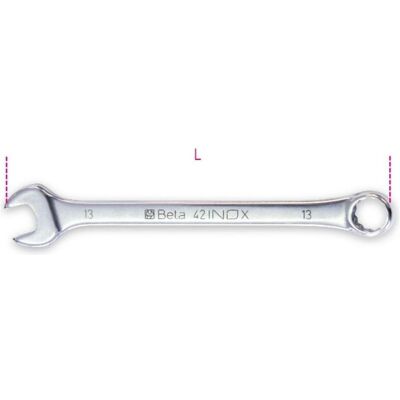BETA, Schraubenschlüssel, 000420311 42INOX 11 Ringschlüssel aus rostfreiem Stahl BETA, Schraubenschlüssel, 000420311 42INOX 11 Ringschlüssel aus rostfreiem Stahl