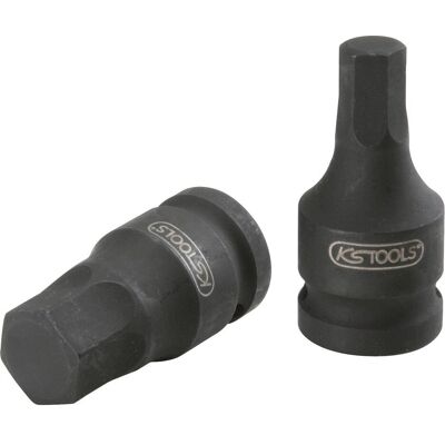 KSTOOLS Ks Tools 3/8" Sechskant-Bit-Stecknuss - Kurz KSTOOLS Ks Tools 3/8" Sechskant-Bit-Stecknuss - Kurz