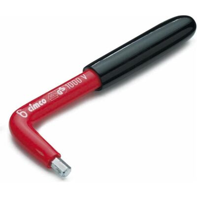 Cimco, Schraubenzieher, Winkelschraubendreher SW 8, 1000V, DIN EN 60900/VDE 0680 Teil 2 (Innensechskant) Cimco, Schraubenzieher, Winkelschraubendreher SW 8, 1000V, DIN EN 60900/VDE 0680 Teil 2 (Innensechskant)