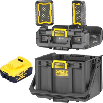 DeWalt, Werkzeugkoffer, DWST08061-1 Werkzeugbox mit integrierten Leuchten 395 x 352 x 255 mm ToughSystem 2.0 + 1x (2 Teile) DeWalt, Werkzeugkoffer, DWST08061-1 Werkzeugbox mit integrierten Leuchten 395 x 352 x 255 mm ToughSystem 2.0 + 1x (2 Teile)