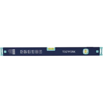 Tecwerk, Wasserwaage, Wasserwaage 150 cm Aluminium silber Spiegellibelle max. ±0,5 mm/m (150 cm) Tecwerk, Wasserwaage, Wasserwaage 150 cm Aluminium silber Spiegellibelle max. ±0,5 mm/m (150 cm)