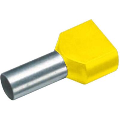 Cimco, Kabelverbindung, Zwillings-Aderendhülse 6 mm² 14 mm Teilisoliert Gelb 18 2480 100 St. Cimco, Kabelverbindung, Zwillings-Aderendhülse 6 mm² 14 mm Teilisoliert Gelb 18 2480 100 St.