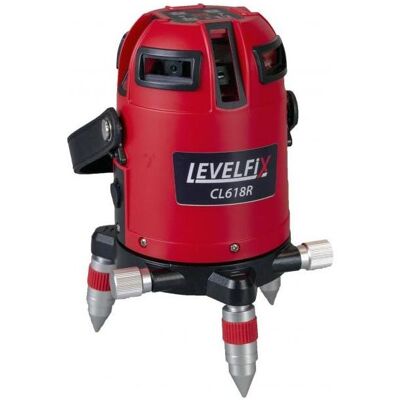 Levelfix, Linienlaser, 554030 CL618R Motorisierter Multilinienlaser Rot (Multilinienlaser) Levelfix, Linienlaser, 554030 CL618R Motorisierter Multilinienlaser Rot (Multilinienlaser)