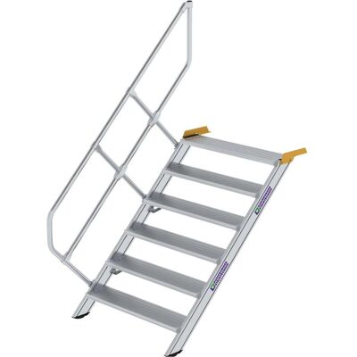 Munk, Leiter + Gerüst, Treppe 45° Stufenbreite 1000 mm 6 Stufen Aluminium geriffelt (Gerüst, 100 cm) Munk, Leiter + Gerüst, Treppe 45° Stufenbreite 1000 mm 6 Stufen Aluminium geriffelt (Gerüst, 100 cm)