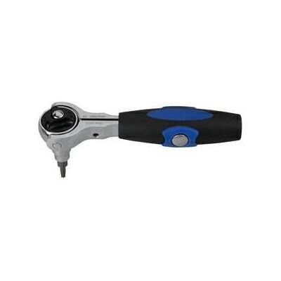 King, Ratsche, Tony Mini-Ratsche mit Gelenkgriff und schwenkbarem Kopf, wendbar, 1/4 Zoll – L 114 mm King, Ratsche, Tony Mini-Ratsche mit Gelenkgriff und schwenkbarem Kopf, wendbar, 1/4 Zoll – L 114 mm