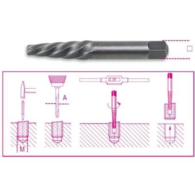 BETA, Gewindeschneider + Gewindebohrer, 014300006 1430/1-Bandeinleger 3÷6 M BETA, Gewindeschneider + Gewindebohrer, 014300006 1430/1-Bandeinleger 3÷6 M