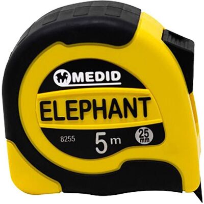 Medid, Längenmesswerkzeug, Elephant bi-material tape measure 5 m x 25 mm (5 m) Medid, Längenmesswerkzeug, Elephant bi-material tape measure 5 m x 25 mm (5 m)