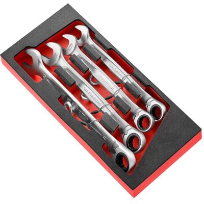 Facom, Schraubenschlüssel, Schubladeneinsatzkasten (21 mm, 22 mm, 24 mm, 27 mm) Facom, Schraubenschlüssel, Schubladeneinsatzkasten (21 mm, 22 mm, 24 mm, 27 mm)