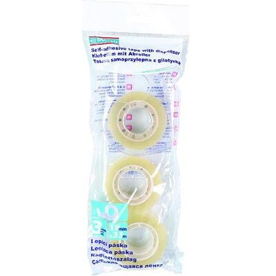Donau, Klebeband, Selbstklebeband, 18mm, 33m, 3stk (18 mm) Donau, Klebeband, Selbstklebeband, 18mm, 33m, 3stk (18 mm)