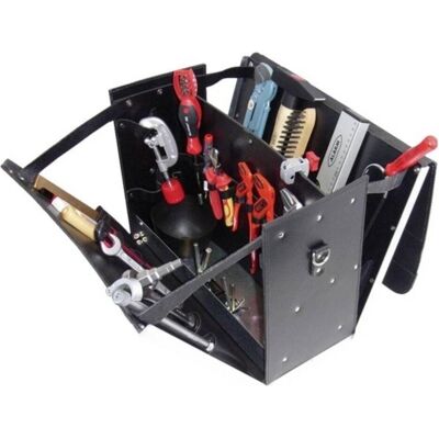 Alarm, Werkzeugkoffer, Werkzeuge 56077080 Werkzeugtasche bestückt (L x B x H) 470 x 210 x 380 Alarm, Werkzeugkoffer, Werkzeuge 56077080 Werkzeugtasche bestückt (L x B x H) 470 x 210 x 380