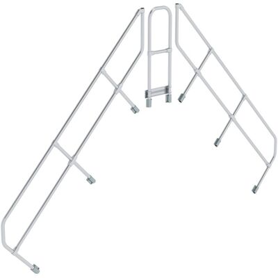 Munk Günzburger Steigtechnik Handlauf für Überstieg 45° - Handlauf, 9 Stufen, Aluminium Munk Günzburger Steigtechnik Handlauf für Überstieg 45° - Handlauf, 9 Stufen, Aluminium