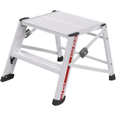 Hymer Service- und Montagetritt - 2-Stufen - Plattform 400×500 mm - Aluminium Stepladder Hymer Service- und Montagetritt - 2-Stufen - Plattform 400×500 mm - Aluminium Stepladder